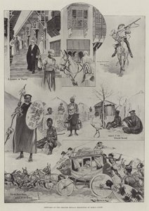 Sketches at the Greater Britain Exhibition at Earl